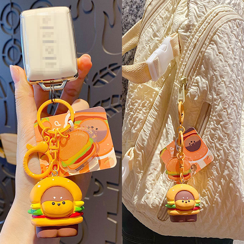 イヌ 美食家 キーチャーム キーホルダー キーリング キーチェーン バッグチャーム ストラップ アクセサリー 紛失予防 かわいい ジュエリー 可愛い 雑貨 鍵 車 レディース カップル 小物 ギフト プレゼント