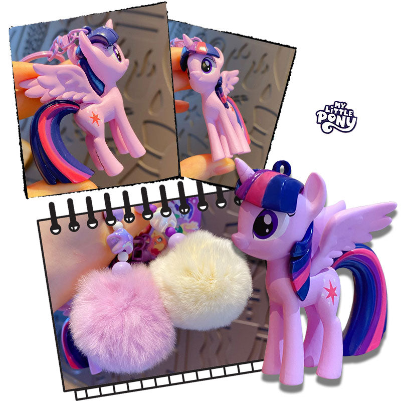 PONY 馬 ユニコーン キーチャーム キーホルダー キーリング キーチェーン バッグチャーム ストラップ アクセサリー 紛失予防 かわいい ジュエリー 可愛い 雑貨 鍵 車 レディース カップル 小物 ギフト プレゼント