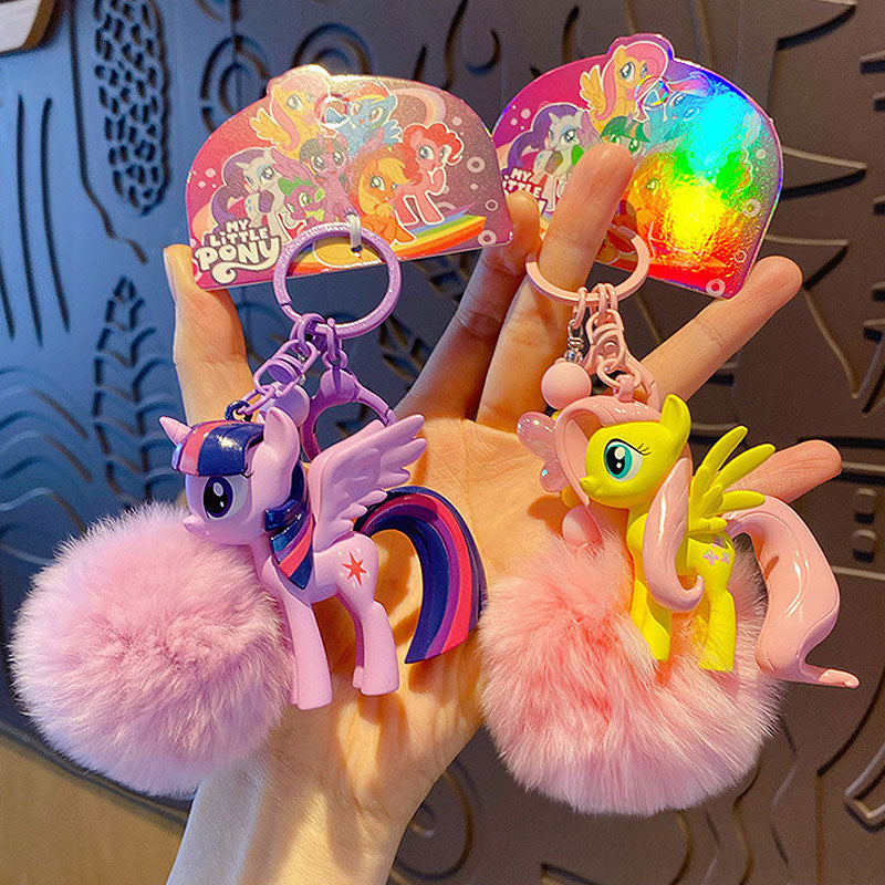 PONY 馬 ユニコーン キーチャーム キーホルダー キーリング キーチェーン バッグチャーム ストラップ アクセサリー 紛失予防 かわいい ジュエリー 可愛い 雑貨 鍵 車 レディース カップル 小物 ギフト プレゼント