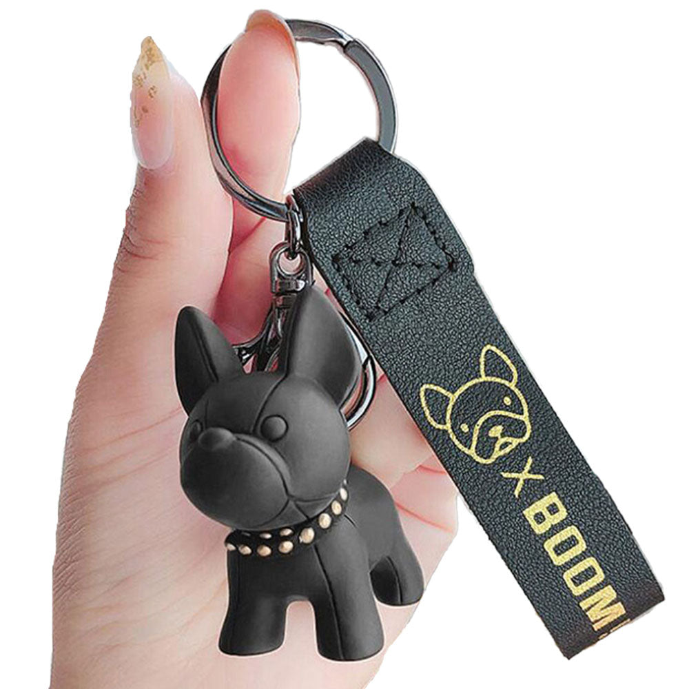 犬 キーホルダー キーリング 可愛い 犬雑貨 バックチャーム おしゃれ ブルドッグ グッズ フレンチ いぬ ワンちゃん バッグチャーム ギフト プレゼント