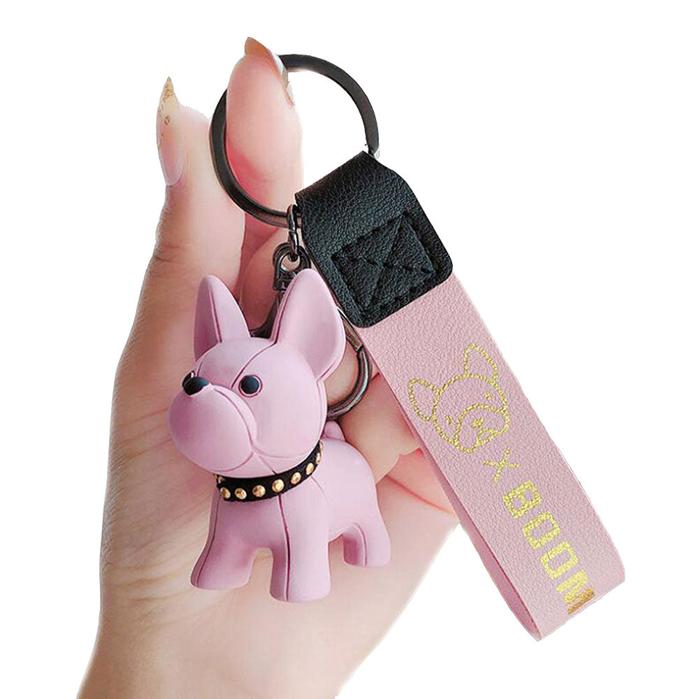 犬 キーホルダー キーリング 可愛い 犬雑貨 バックチャーム おしゃれ ブルドッグ グッズ フレンチ いぬ ワンちゃん バッグチャーム ギフト プレゼント