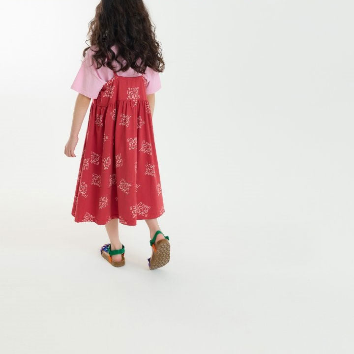 ワンピース ノースリーブ キッズ ベビー ジュニア 韓国製 子供服 韓国 ファッション タンクワンピース 女の子 かわいい ガールズ 純綿 春服 夏服 送料無料