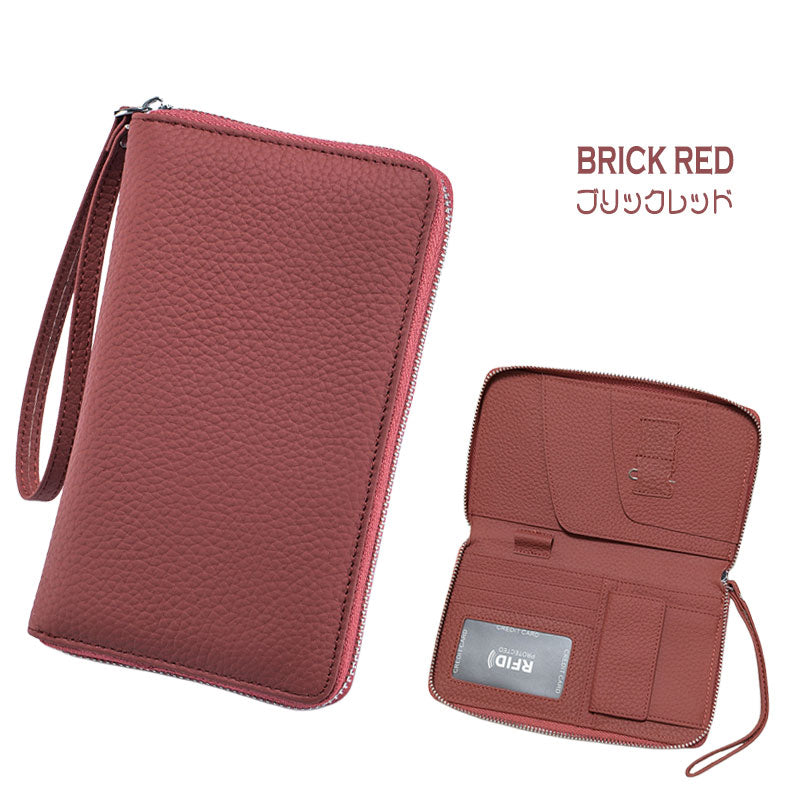 多機能 パスポートケース スキミング防止 革 セキュリティポーチ 薄型 防犯グッズ 貴重品 パスポート トラベル RFID 盗難防止 小銭入れ 撥水 大容量 旅行 チケットケース 軽量