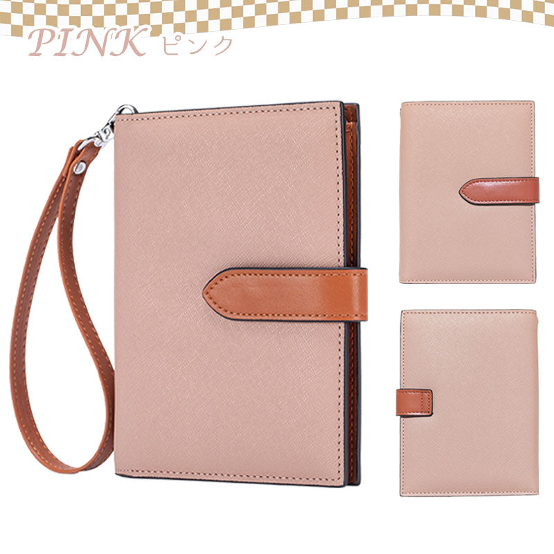 レザー パスポートケース 海外 財布 多機能 スキミング防止 革 セキュリティポーチ 薄型 防犯グッズ 貴重品 パスポート トラベル RFID 盗難防止 小銭入れ 撥水 旅行 軽量