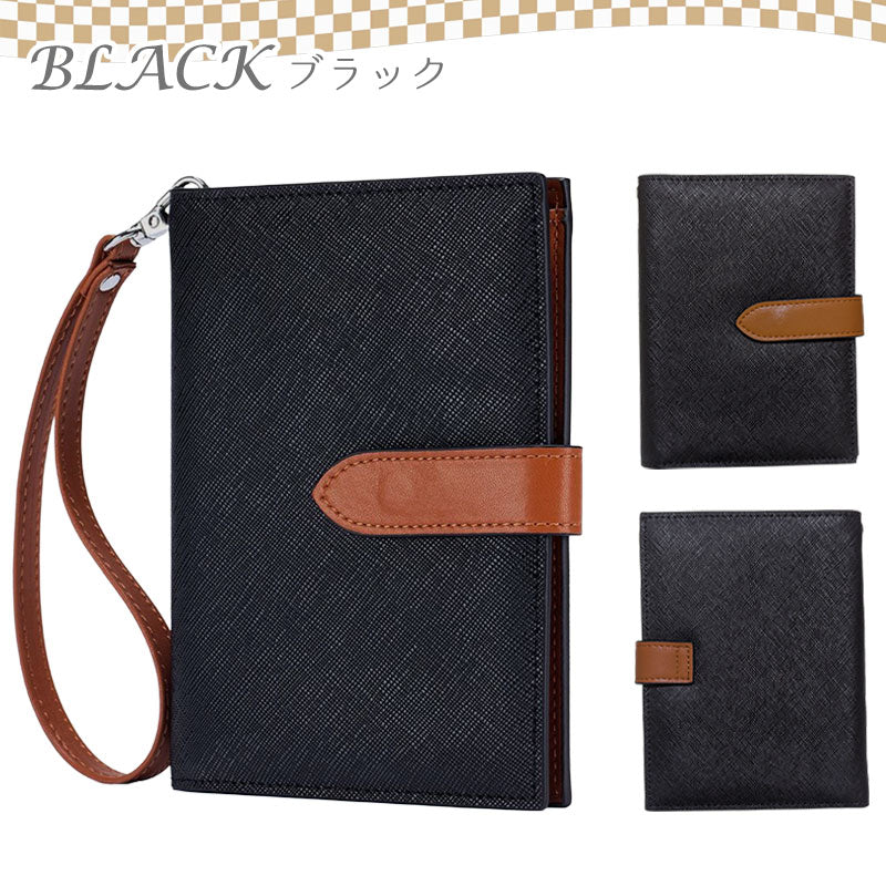 レザー パスポートケース 海外 財布 多機能 スキミング防止 革 セキュリティポーチ 薄型 防犯グッズ 貴重品 パスポート トラベル RFID 盗難防止 小銭入れ 撥水 旅行 軽量