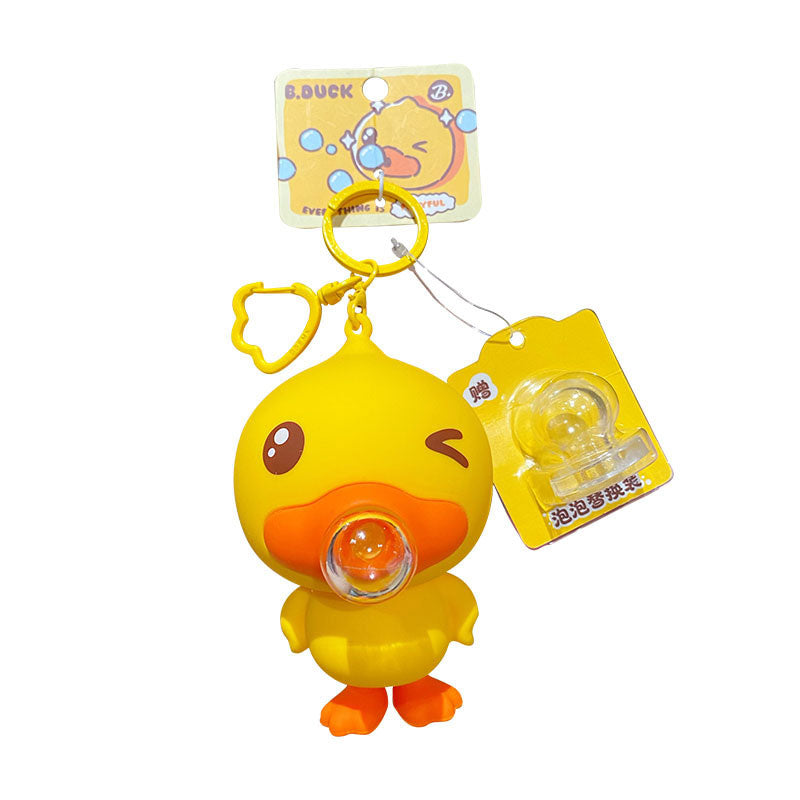 Duck キーチャーム キーホルダー キーリング キーチェーン バッグチャーム ストラップ アクセサリー 紛失予防 かわいい ジュエリー 可愛い 雑貨 鍵 車 レディース カップル 小物 ギフト プレゼント
