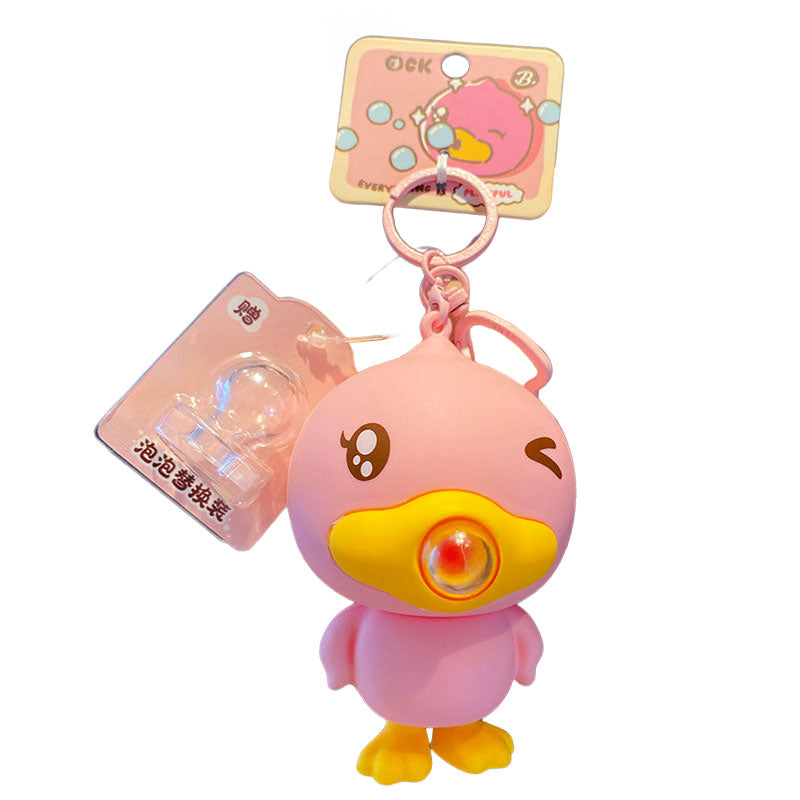 Duck キーチャーム キーホルダー キーリング キーチェーン バッグチャーム ストラップ アクセサリー 紛失予防 かわいい ジュエリー 可愛い 雑貨 鍵 車 レディース カップル 小物 ギフト プレゼント
