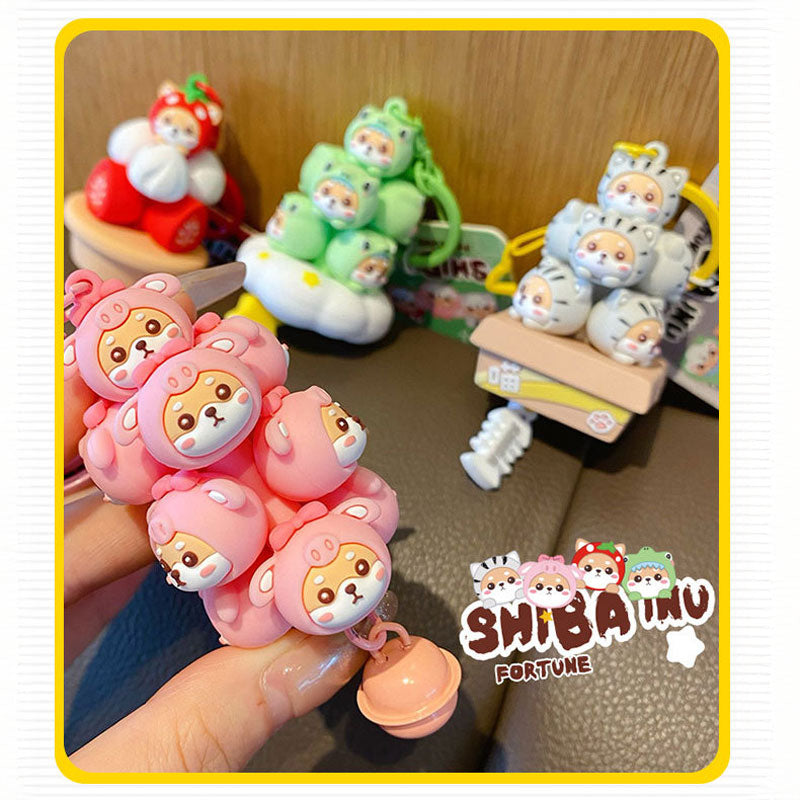 柴犬 キーチャーム キーホルダー キーリング キーチェーン バッグチャーム ストラップ アクセサリー 紛失予防 かわいい ジュエリー 可愛い 雑貨 鍵 車 レディース カップル 小物 ギフト プレゼント