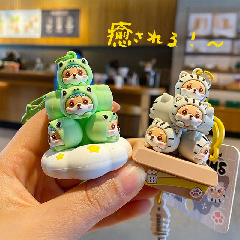 柴犬 キーチャーム キーホルダー キーリング キーチェーン バッグチャーム ストラップ アクセサリー 紛失予防 かわいい ジュエリー 可愛い 雑貨 鍵 車 レディース カップル 小物 ギフト プレゼント