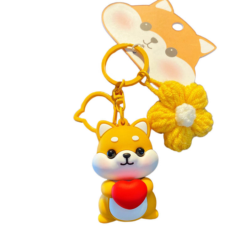 犬 キーチャーム キーホルダー キーリング キーチェーン バッグチャーム ストラップ アクセサリー 紛失予防 かわいい ジュエリー 可愛い 雑貨 鍵 車 レディース カップル 小物 ギフト プレゼント
