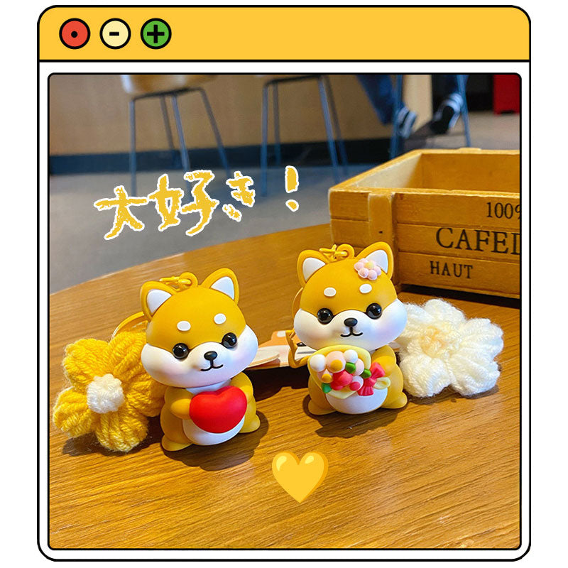 犬 キーチャーム キーホルダー キーリング キーチェーン バッグチャーム ストラップ アクセサリー 紛失予防 かわいい ジュエリー 可愛い 雑貨 鍵 車 レディース カップル 小物 ギフト プレゼント