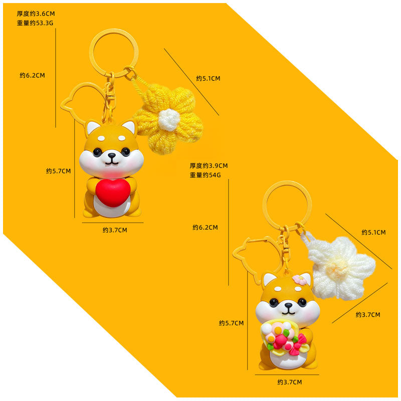 犬 キーチャーム キーホルダー キーリング キーチェーン バッグチャーム ストラップ アクセサリー 紛失予防 かわいい ジュエリー 可愛い 雑貨 鍵 車 レディース カップル 小物 ギフト プレゼント