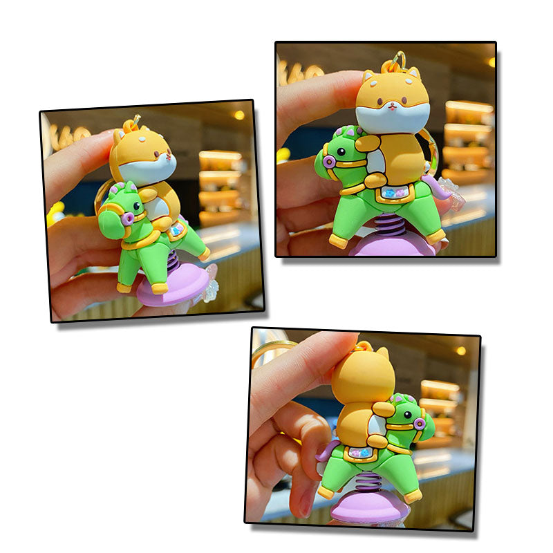 揺り木馬 キーチャーム キーホルダー キーリング キーチェーン バッグチャーム ストラップ アクセサリー 紛失予防 かわいい ジュエリー 可愛い 雑貨 鍵 車 レディース カップル 小物 ギフト プレゼント
