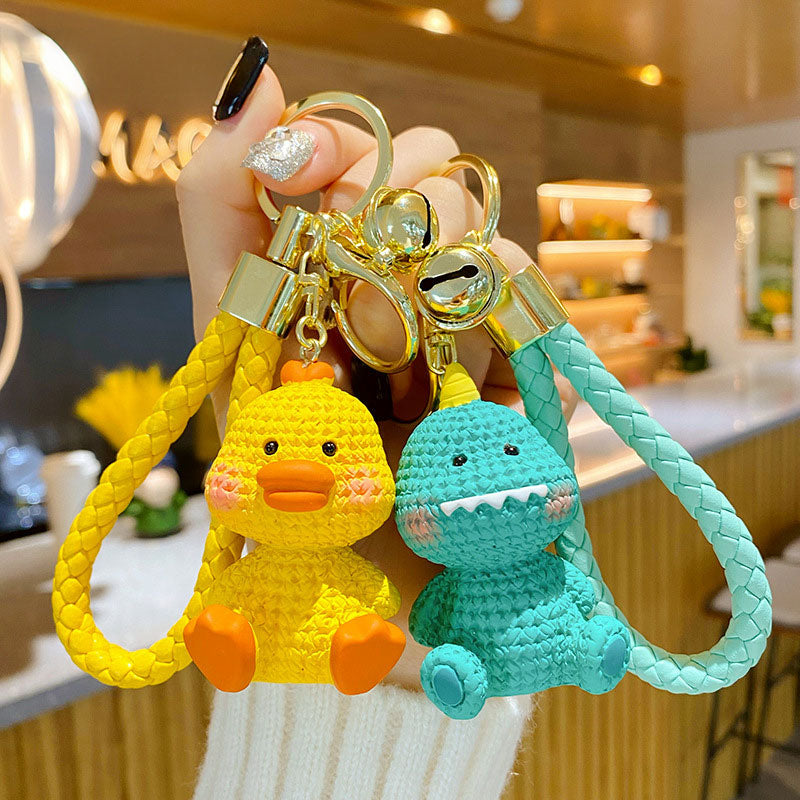 ウサギ ドラゴン キーチャーム キーホルダー キーリング キーチェーン バッグチャーム ストラップ アクセサリー 紛失予防 かわいい ジュエリー 可愛い 雑貨 鍵 車 レディース カップル 小物 ギフト プレゼント
