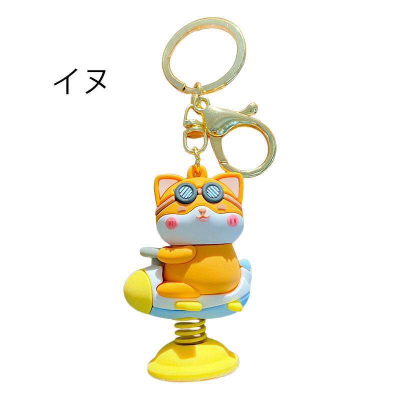 揺り木馬 動物 キーチャーム キーホルダー キーリング キーチェーン バッグチャーム ストラップ アクセサリー 紛失予防 かわいい ジュエリー 可愛い 雑貨 鍵 車 レディース カップル 小物 ギフト プレゼント