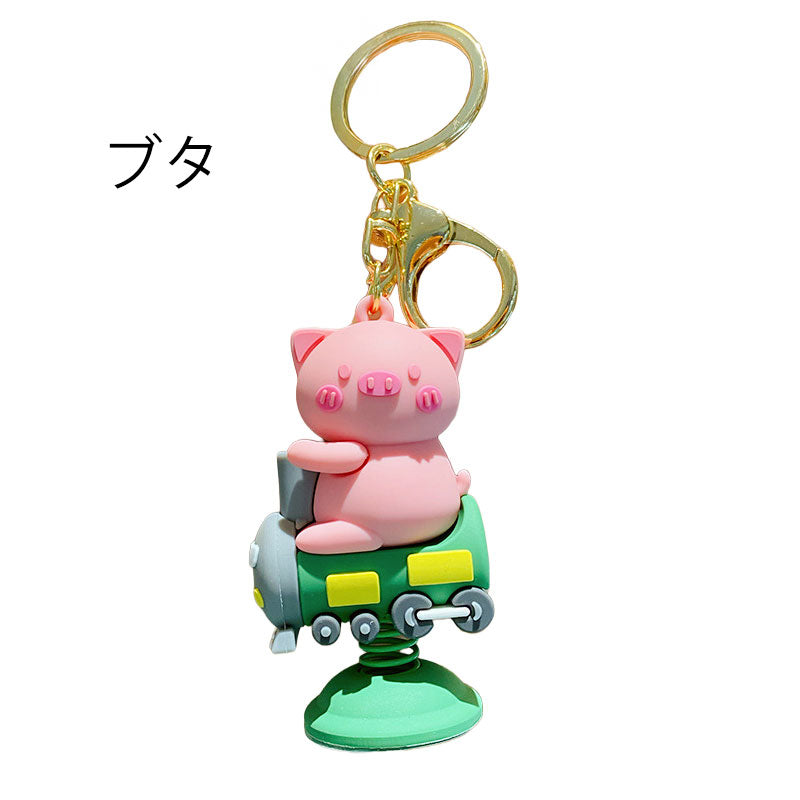 揺り木馬 動物 キーチャーム キーホルダー キーリング キーチェーン バッグチャーム ストラップ アクセサリー 紛失予防 かわいい ジュエリー 可愛い 雑貨 鍵 車 レディース カップル 小物 ギフト プレゼント