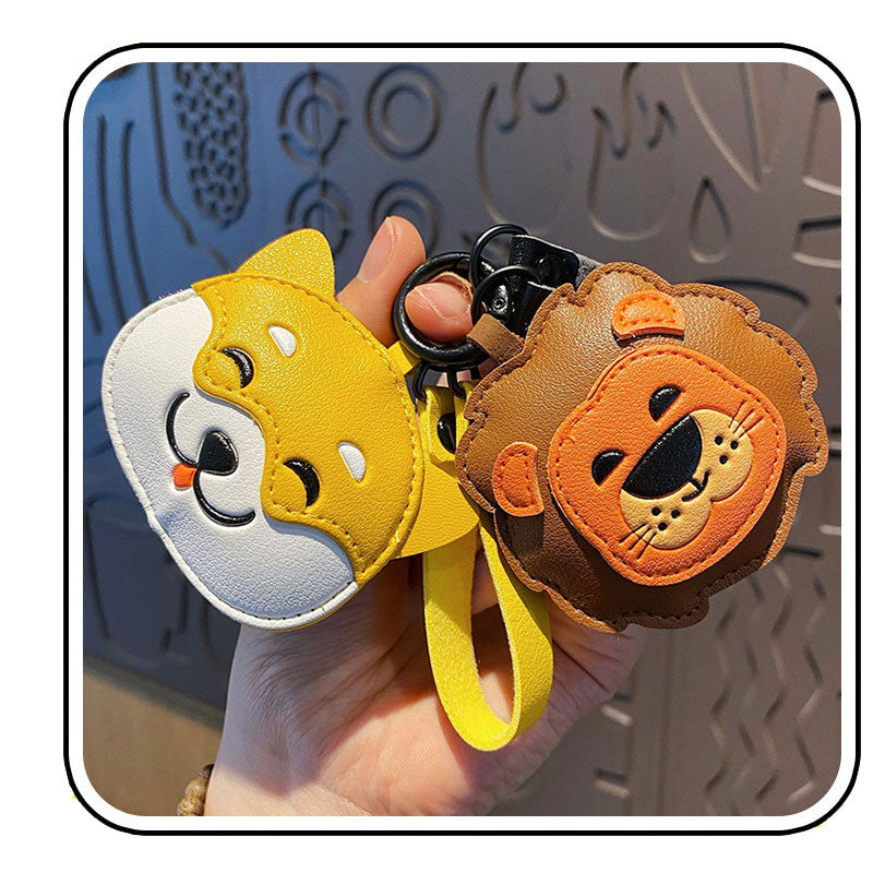 動物 革 キーチャーム キーホルダー キーリング キーチェーン バッグチャーム ストラップ アクセサリー 紛失予防 かわいい ジュエリー 可愛い 雑貨 鍵 車 レディース カップル 小物 ギフト プレゼント