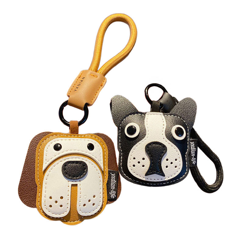犬 革 キーチャーム キーホルダー キーリング キーチェーン バッグチャーム ストラップ アクセサリー 紛失予防 かわいい ジュエリー 可愛い 雑貨 鍵 車 レディース カップル 小物 ギフト プレゼント