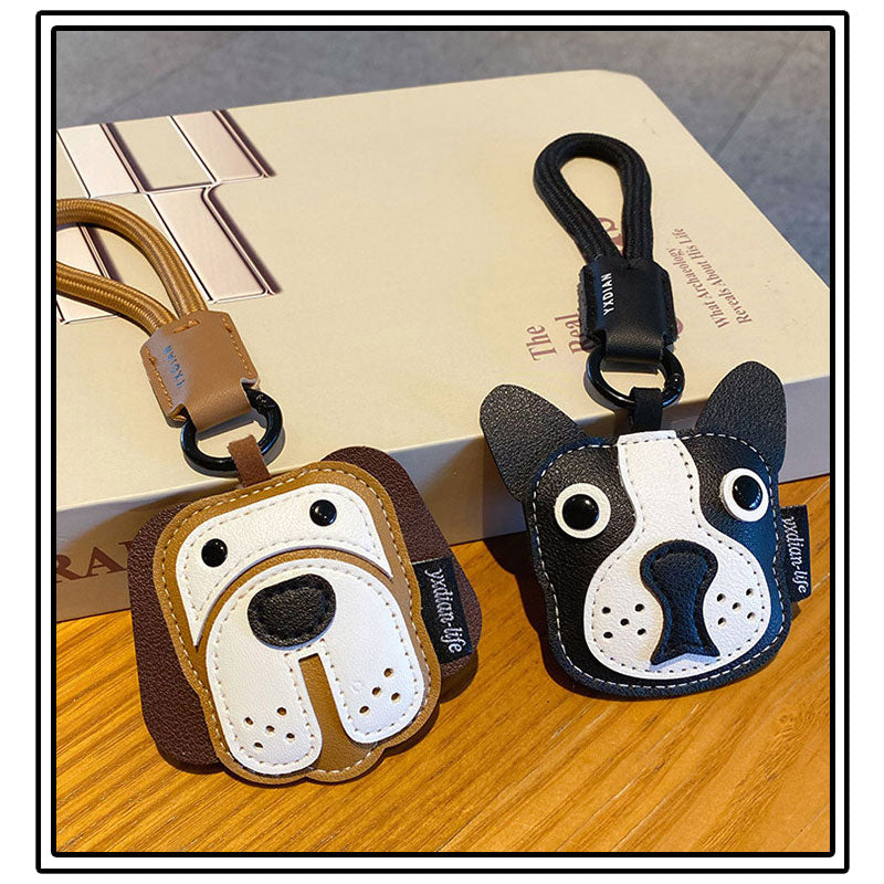 犬 革 キーチャーム キーホルダー キーリング キーチェーン バッグチャーム ストラップ アクセサリー 紛失予防 かわいい ジュエリー 可愛い 雑貨 鍵 車 レディース カップル 小物 ギフト プレゼント