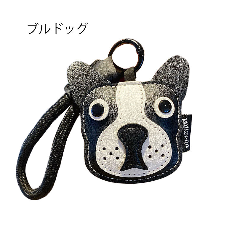 犬 革 キーチャーム キーホルダー キーリング キーチェーン バッグチャーム ストラップ アクセサリー 紛失予防 かわいい ジュエリー 可愛い 雑貨 鍵 車 レディース カップル 小物 ギフト プレゼント