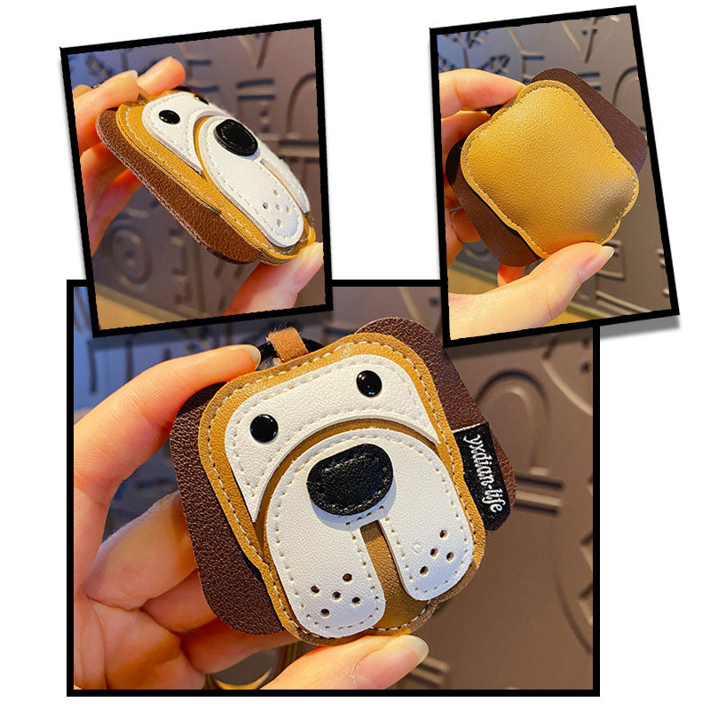 犬 革 キーチャーム キーホルダー キーリング キーチェーン バッグチャーム ストラップ アクセサリー 紛失予防 かわいい ジュエリー 可愛い 雑貨 鍵 車 レディース カップル 小物 ギフト プレゼント