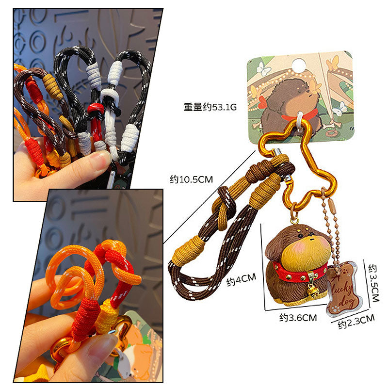 犬 毛 キーチャーム キーホルダー キーリング キーチェーン バッグチャーム ストラップ アクセサリー 紛失予防 かわいい ジュエリー 可愛い 雑貨 鍵 車 レディース カップル 小物 ギフト プレゼント