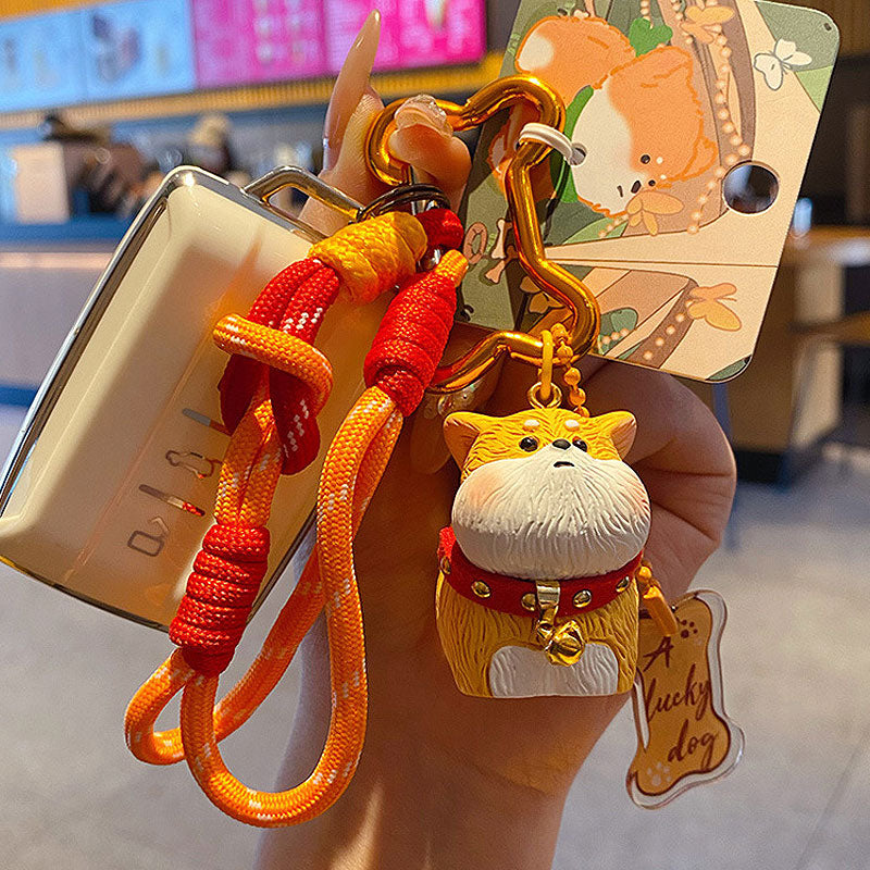 犬 毛 キーチャーム キーホルダー キーリング キーチェーン バッグチャーム ストラップ アクセサリー 紛失予防 かわいい ジュエリー 可愛い 雑貨 鍵 車 レディース カップル 小物 ギフト プレゼント