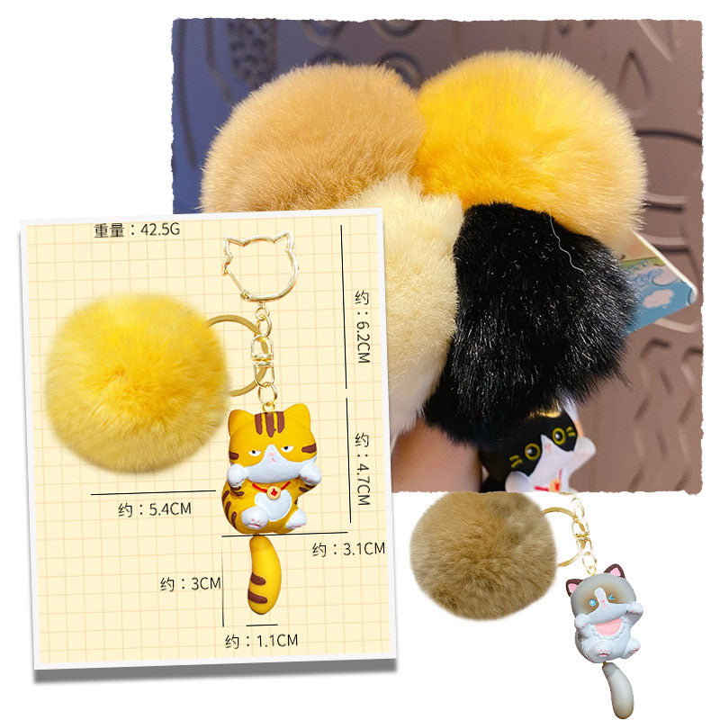 猫 元気 キーチャーム キーホルダー キーリング キーチェーン バッグチャーム ストラップ アクセサリー 紛失予防 かわいい ジュエリー 可愛い 雑貨 鍵 車 レディース カップル 小物 ギフト プレゼント