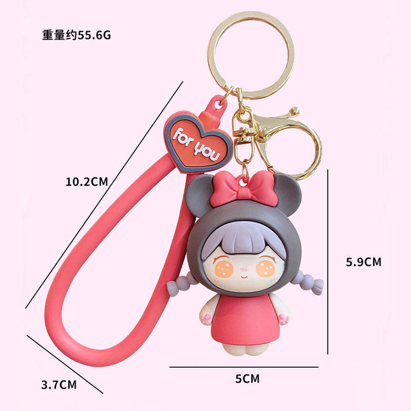 女の子 恋 キーチャーム キーホルダー キーリング キーチェーン バッグチャーム ストラップ アクセサリー 紛失予防 かわいい ジュエリー 可愛い 雑貨 鍵 車 レディース カップル 小物 ギフト プレゼント