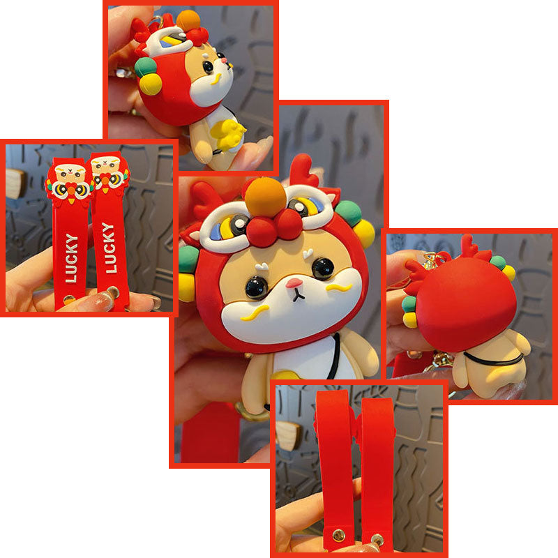 柴犬 新年 キーチャーム キーホルダー キーリング キーチェーン バッグチャーム ストラップ アクセサリー 紛失予防 かわいい ジュエリー 可愛い 雑貨 鍵 車 レディース カップル 小物 ギフト プレゼント