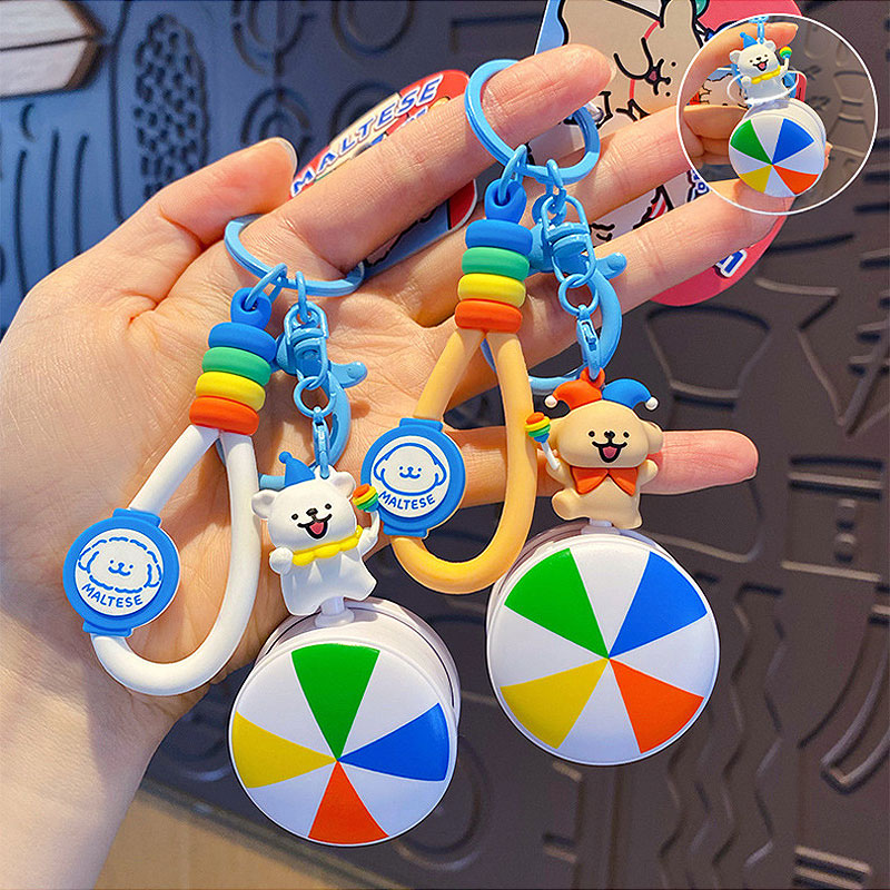 いぬ サーカス キーチャーム キーホルダー キーリング キーチェーン バッグチャーム ストラップ アクセサリー 紛失予防 かわいい ジュエリー 可愛い 雑貨 鍵 車 レディース カップル 小物 ギフト プレゼント