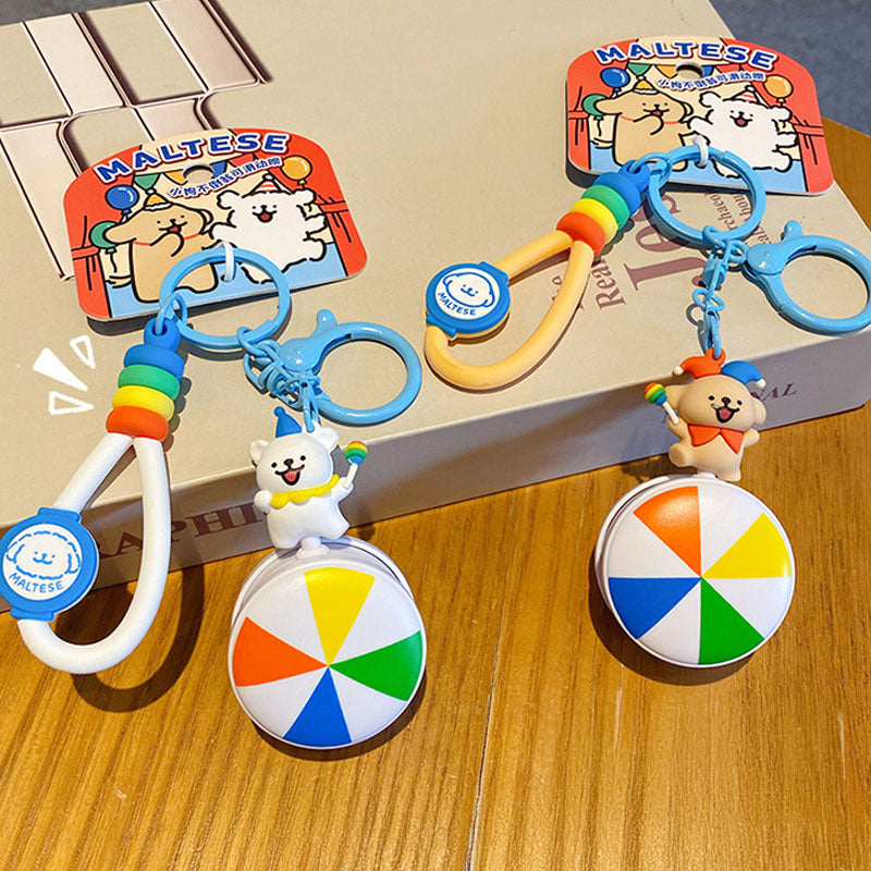 いぬ サーカス キーチャーム キーホルダー キーリング キーチェーン バッグチャーム ストラップ アクセサリー 紛失予防 かわいい ジュエリー 可愛い 雑貨 鍵 車 レディース カップル 小物 ギフト プレゼント