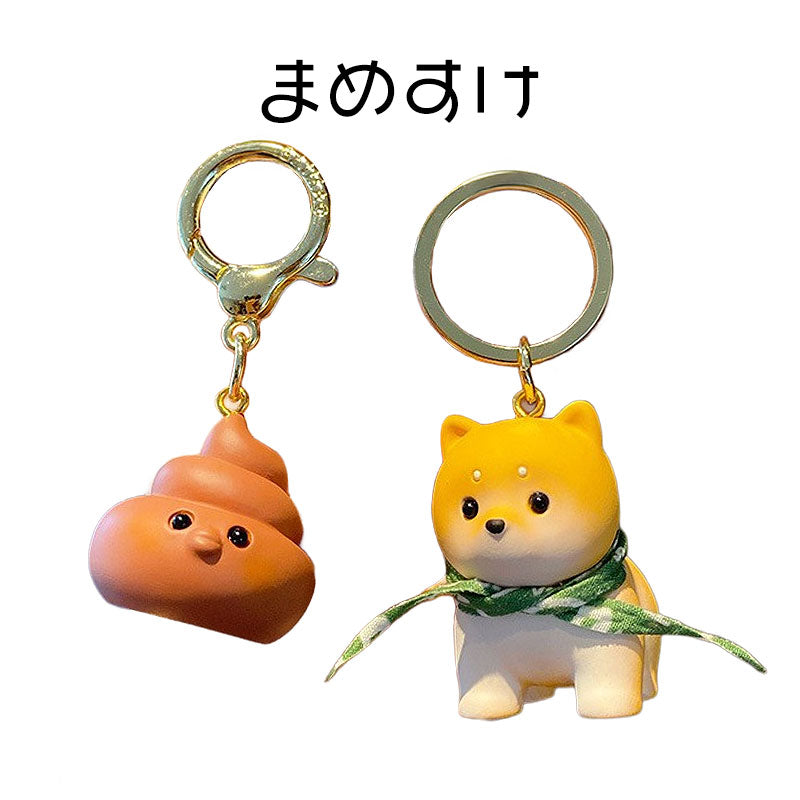 ペア 動物 キーチャーム キーホルダー キーリング キーチェーン バッグチャーム ストラップ アクセサリー 紛失予防 かわいい ジュエリー 可愛い 雑貨 鍵 車 レディース カップル 小物 ギフト プレゼント