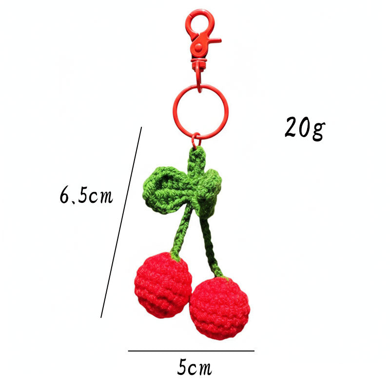 ひまわり みかん 果物 編み物 キーチャーム キーホルダー キーリング キーチェーン バッグチャーム ストラップ アクセサリー 紛失予防 かわいい ジュエリー 可愛い 雑貨 鍵 車 レディース カップル 小物 ギフト プレゼント