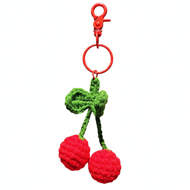 ひまわり みかん 果物 編み物 キーチャーム キーホルダー キーリング キーチェーン バッグチャーム ストラップ アクセサリー 紛失予防 かわいい ジュエリー 可愛い 雑貨 鍵 車 レディース カップル 小物 ギフト プレゼント