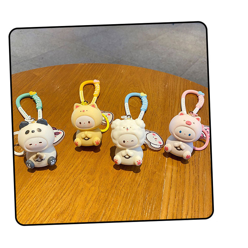ねこ 癒し キーチャーム キーホルダー キーリング キーチェーン バッグチャーム ストラップ アクセサリー 紛失予防 かわいい ジュエリー 可愛い 雑貨 鍵 車 レディース カップル 小物 ギフト プレゼント