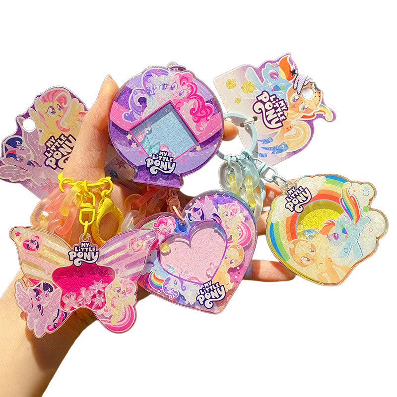 PONY 馬 キーチャーム キーホルダー キーリング キーチェーン バッグチャーム ストラップ アクセサリー 紛失予防 かわいい ジュエリー 可愛い 雑貨 鍵 車 レディース カップル 小物 ギフト プレゼント