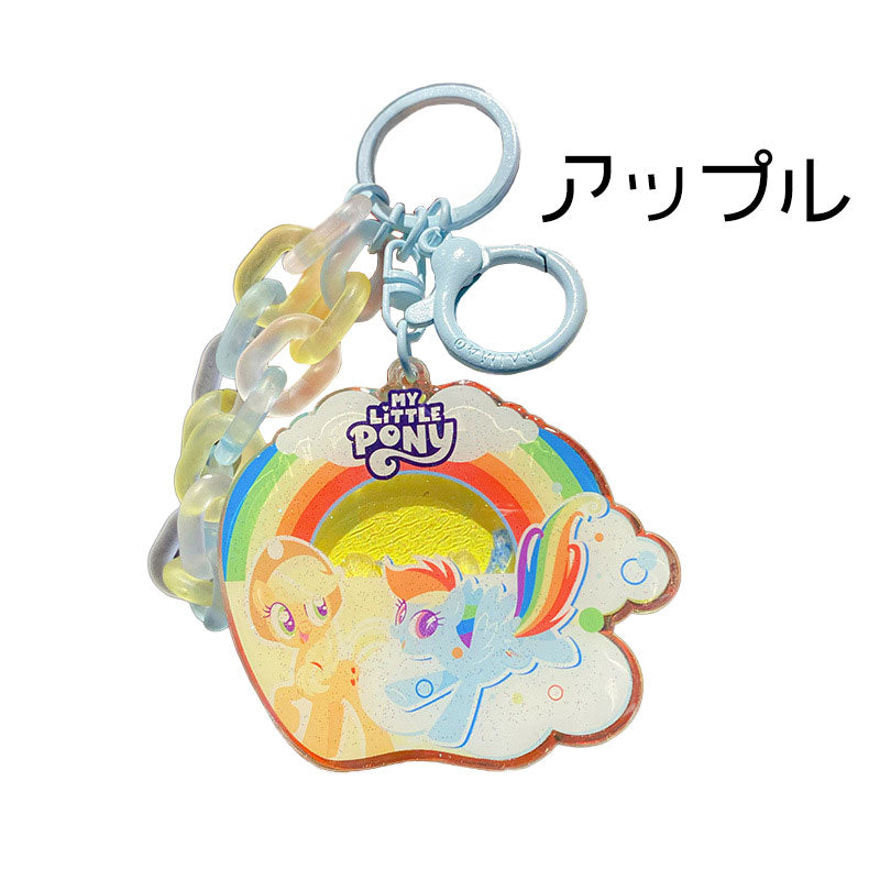 PONY 馬 キーチャーム キーホルダー キーリング キーチェーン バッグチャーム ストラップ アクセサリー 紛失予防 かわいい ジュエリー 可愛い 雑貨 鍵 車 レディース カップル 小物 ギフト プレゼント