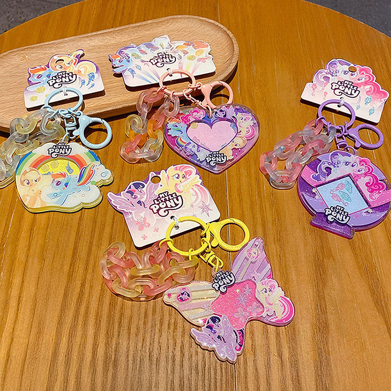 PONY 馬 キーチャーム キーホルダー キーリング キーチェーン バッグチャーム ストラップ アクセサリー 紛失予防 かわいい ジュエリー 可愛い 雑貨 鍵 車 レディース カップル 小物 ギフト プレゼント