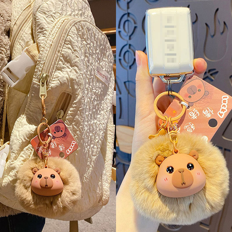 キュート 動物 ぬいぐるみ キーチャーム キーホルダー キーリング キーチェーン バッグチャーム ストラップ アクセサリー 紛失予防 かわいい ジュエリー 可愛い 雑貨 鍵 車 レディース カップル 小物 ギフト プレゼント