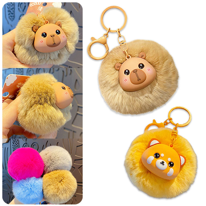 キュート 動物 ぬいぐるみ キーチャーム キーホルダー キーリング キーチェーン バッグチャーム ストラップ アクセサリー 紛失予防 かわいい ジュエリー 可愛い 雑貨 鍵 車 レディース カップル 小物 ギフト プレゼント