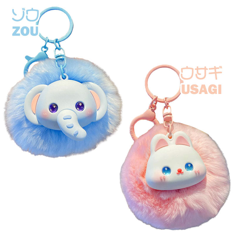 キュート 動物 ぬいぐるみ キーチャーム キーホルダー キーリング キーチェーン バッグチャーム ストラップ アクセサリー 紛失予防 かわいい ジュエリー 可愛い 雑貨 鍵 車 レディース カップル 小物 ギフト プレゼント