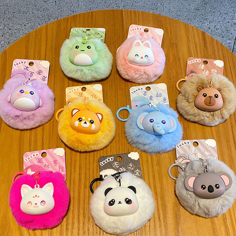 キュート 動物 ぬいぐるみ キーチャーム キーホルダー キーリング キーチェーン バッグチャーム ストラップ アクセサリー 紛失予防 かわいい ジュエリー 可愛い 雑貨 鍵 車 レディース カップル 小物 ギフト プレゼント