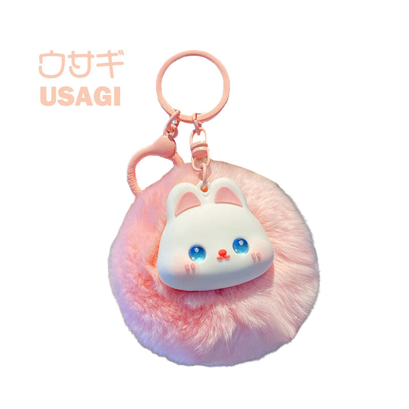 キュート 動物 ぬいぐるみ キーチャーム キーホルダー キーリング キーチェーン バッグチャーム ストラップ アクセサリー 紛失予防 かわいい ジュエリー 可愛い 雑貨 鍵 車 レディース カップル 小物 ギフト プレゼント
