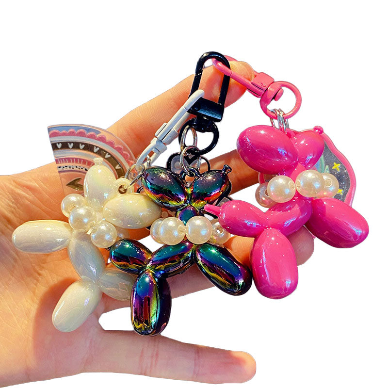 プードル いぬ キーチャーム キーホルダー キーリング キーチェーン バッグチャーム ストラップ アクセサリー 紛失予防 かわいい ジュエリー 可愛い 雑貨 鍵 車 レディース カップル 小物 ギフト プレゼント