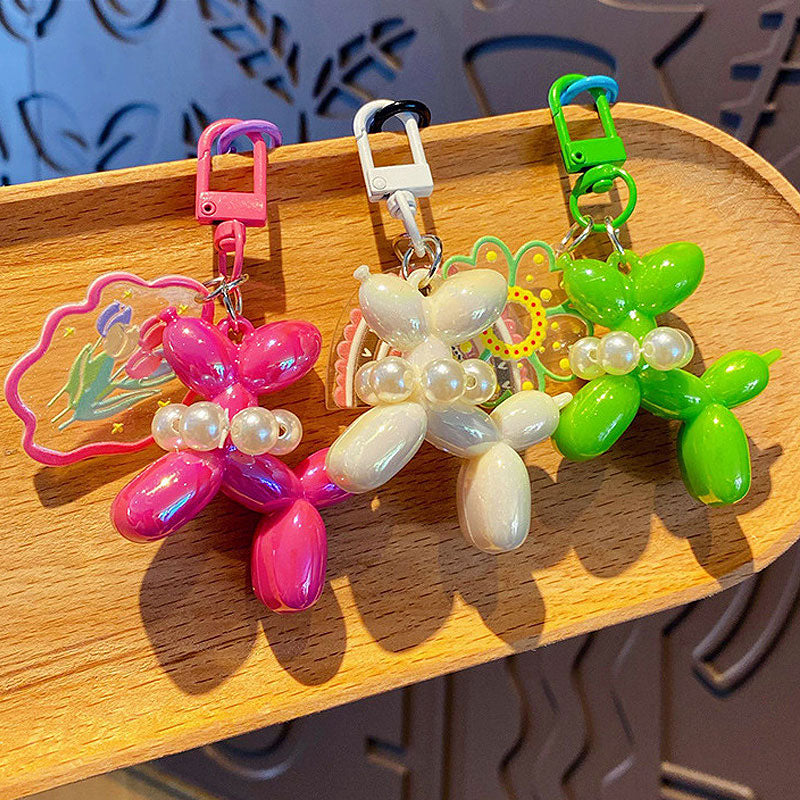 プードル いぬ キーチャーム キーホルダー キーリング キーチェーン バッグチャーム ストラップ アクセサリー 紛失予防 かわいい ジュエリー 可愛い 雑貨 鍵 車 レディース カップル 小物 ギフト プレゼント