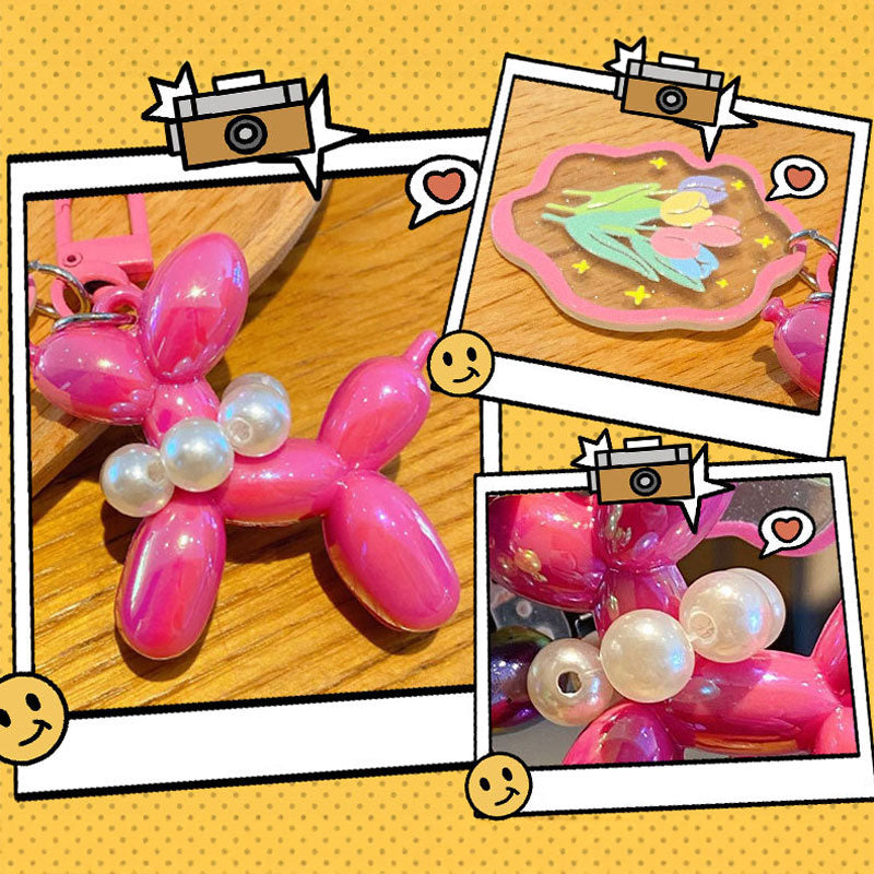 プードル いぬ キーチャーム キーホルダー キーリング キーチェーン バッグチャーム ストラップ アクセサリー 紛失予防 かわいい ジュエリー 可愛い 雑貨 鍵 車 レディース カップル 小物 ギフト プレゼント