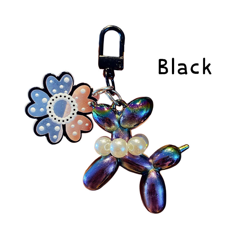 プードル いぬ キーチャーム キーホルダー キーリング キーチェーン バッグチャーム ストラップ アクセサリー 紛失予防 かわいい ジュエリー 可愛い 雑貨 鍵 車 レディース カップル 小物 ギフト プレゼント