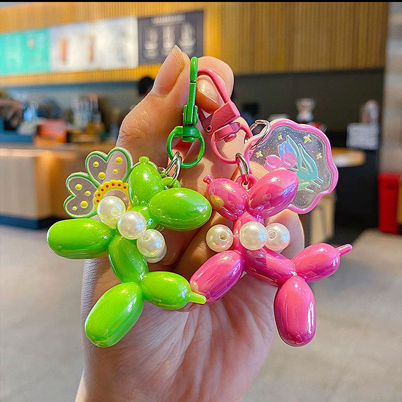 プードル いぬ キーチャーム キーホルダー キーリング キーチェーン バッグチャーム ストラップ アクセサリー 紛失予防 かわいい ジュエリー 可愛い 雑貨 鍵 車 レディース カップル 小物 ギフト プレゼント