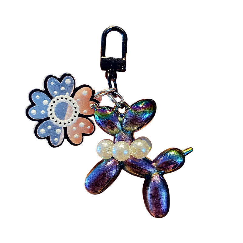 プードル いぬ キーチャーム キーホルダー キーリング キーチェーン バッグチャーム ストラップ アクセサリー 紛失予防 かわいい ジュエリー 可愛い 雑貨 鍵 車 レディース カップル 小物 ギフト プレゼント